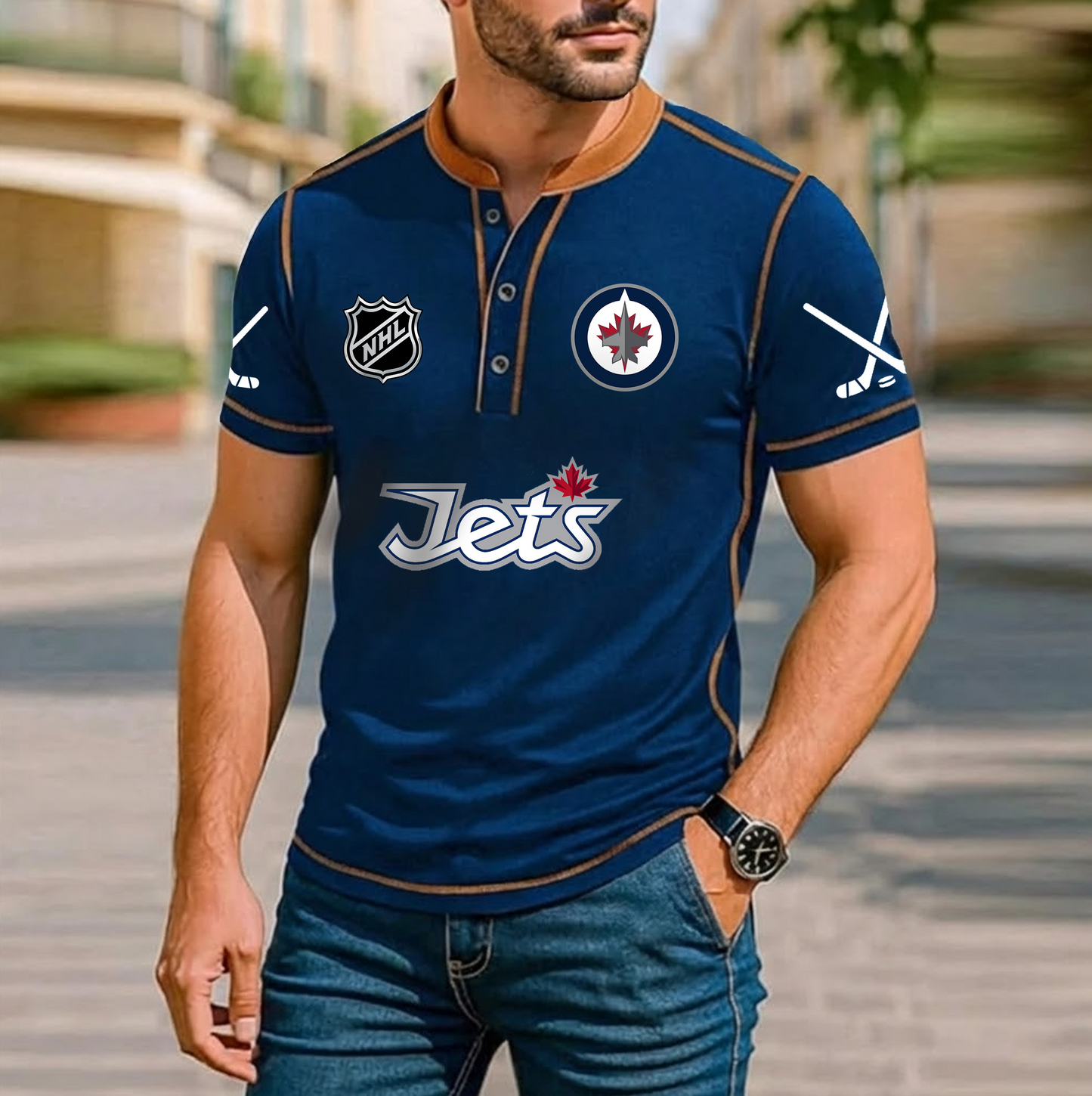 PREMIUM NHL X WJ Royals  Casual T-Shirt NDT VHM