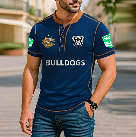 PREMIUM NRL X BB  ROYAL HENLEY SHIRT FOR NEW YEAR NDT VHM