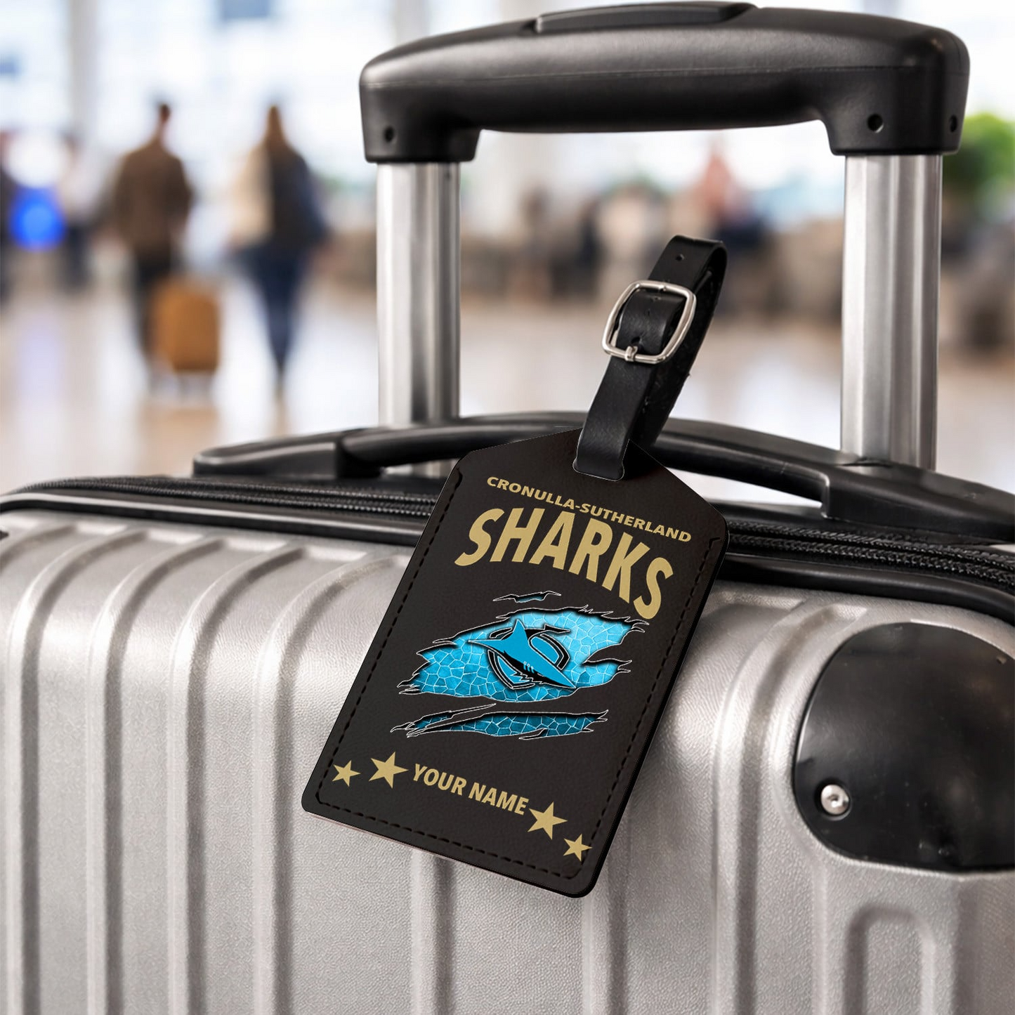 Premium NRL x CSS Personalized Leather Luggage Tag NDT VHM