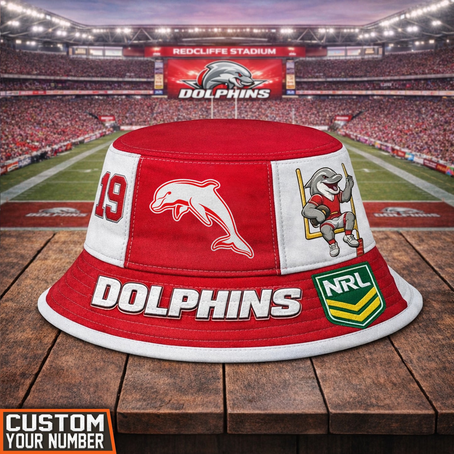 PREMIUM NRL X DOL BUCKET HAT FOR NY 2026 NDT NHM