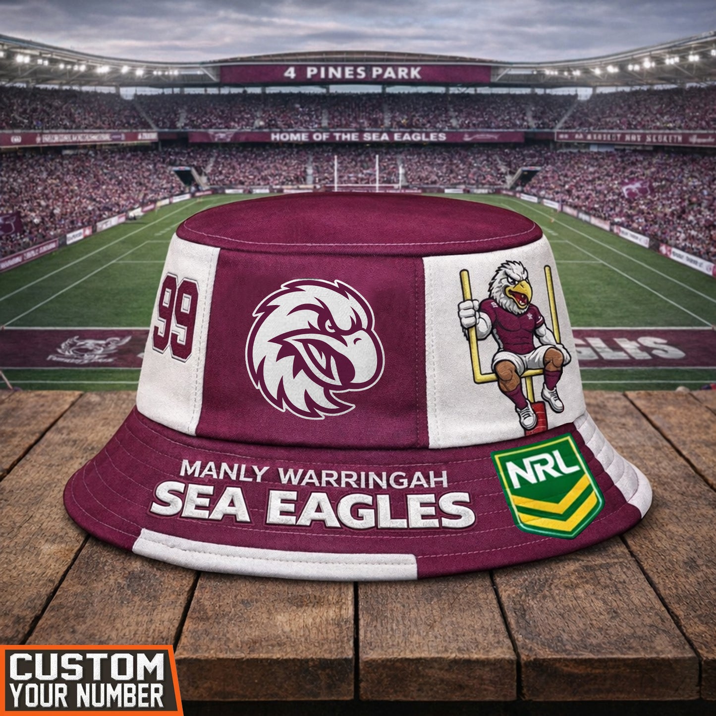 PREMIUM NRL X MWSE BUCKET HAT FOR NY 2026 NDT NHM