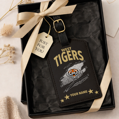 Premium NRL x WTPersonalized Leather Luggage Tag NDT VHM