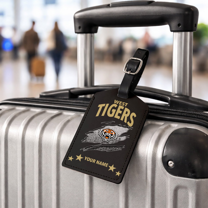 Premium NRL x WTPersonalized Leather Luggage Tag NDT VHM