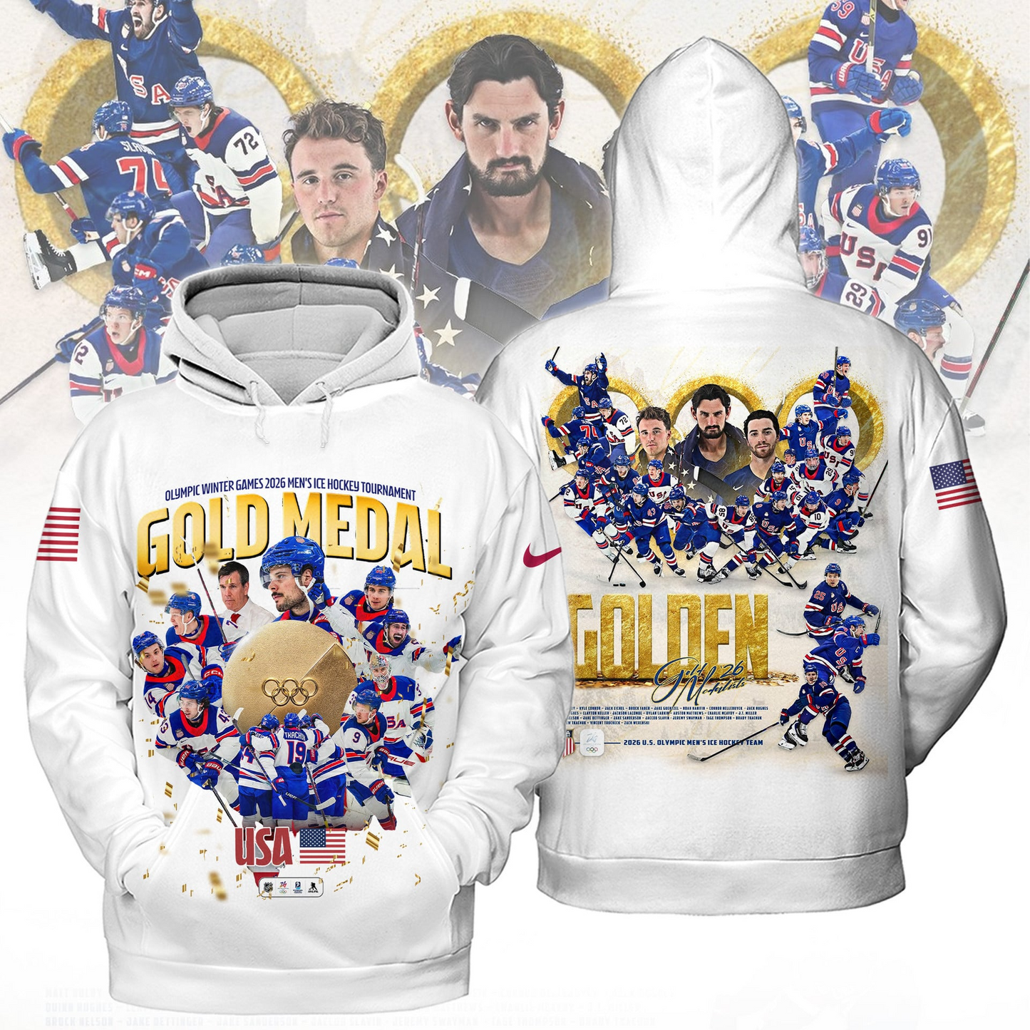 Premium Olympic USA Ice Hockey Champions 2026 Shirt V2 NMD TTV