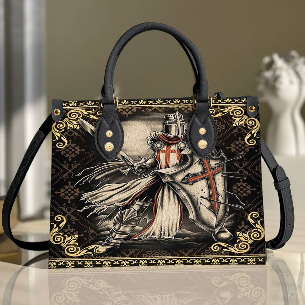 Knights Templar Leather Bag Handbag | Tote Bag | Leather Tote For Women