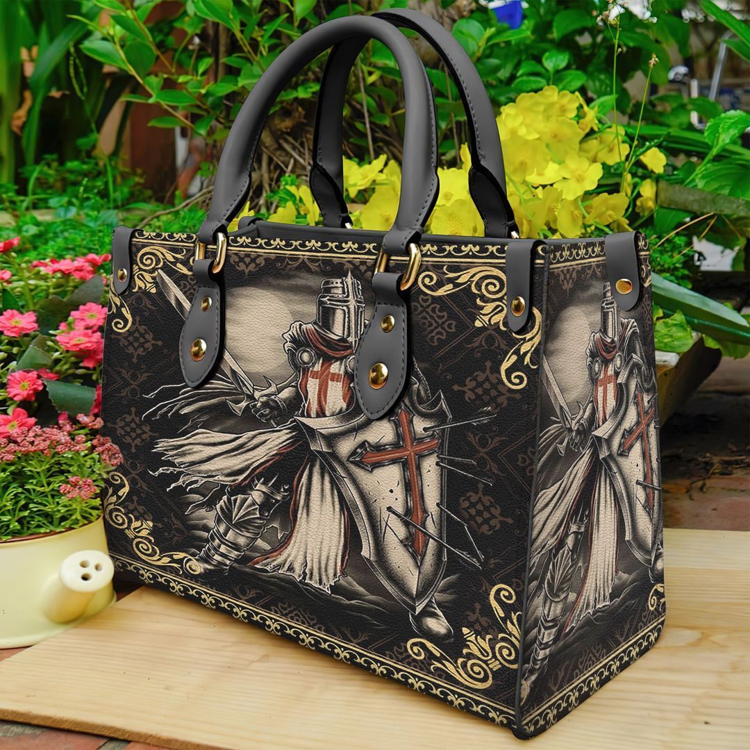 Knights Templar Leather Bag Handbag | Tote Bag | Leather Tote For Women