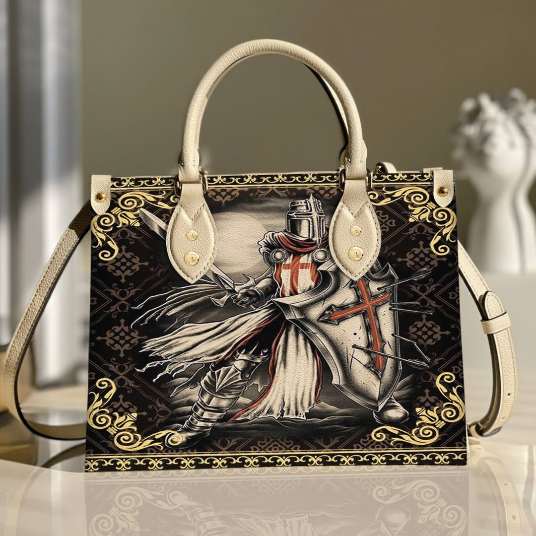 Knights Templar Leather Bag Handbag | Tote Bag | Leather Tote For Women
