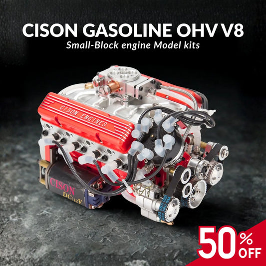 🎉Christmas Deals 50% OFF🔥 - Gasoline OHV V8 Small-block Engine Model Kits
