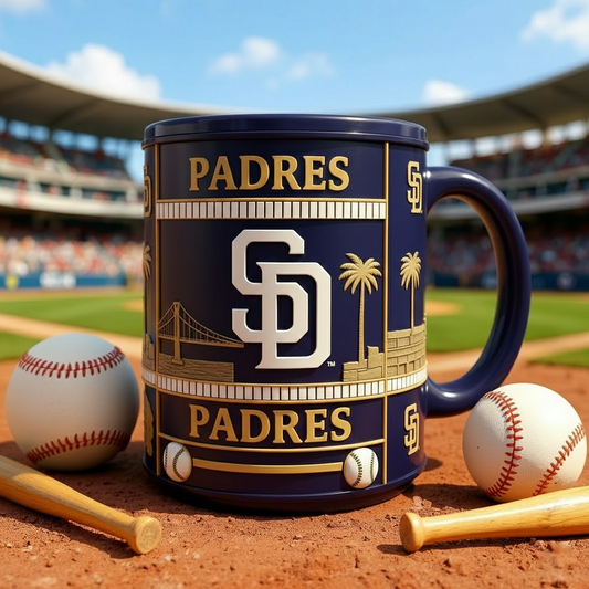 SD X MLB Iconic City Baseball Mug V1 NAK NHT