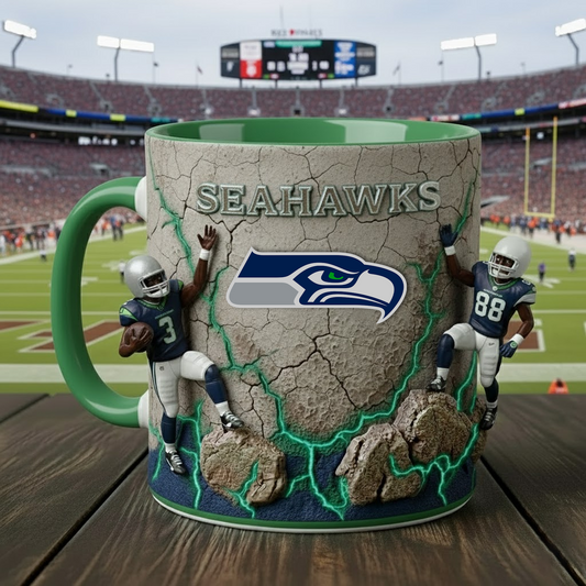 SEA X NFL Coffee Accent Mug - Personalized Gifts NAK NHT