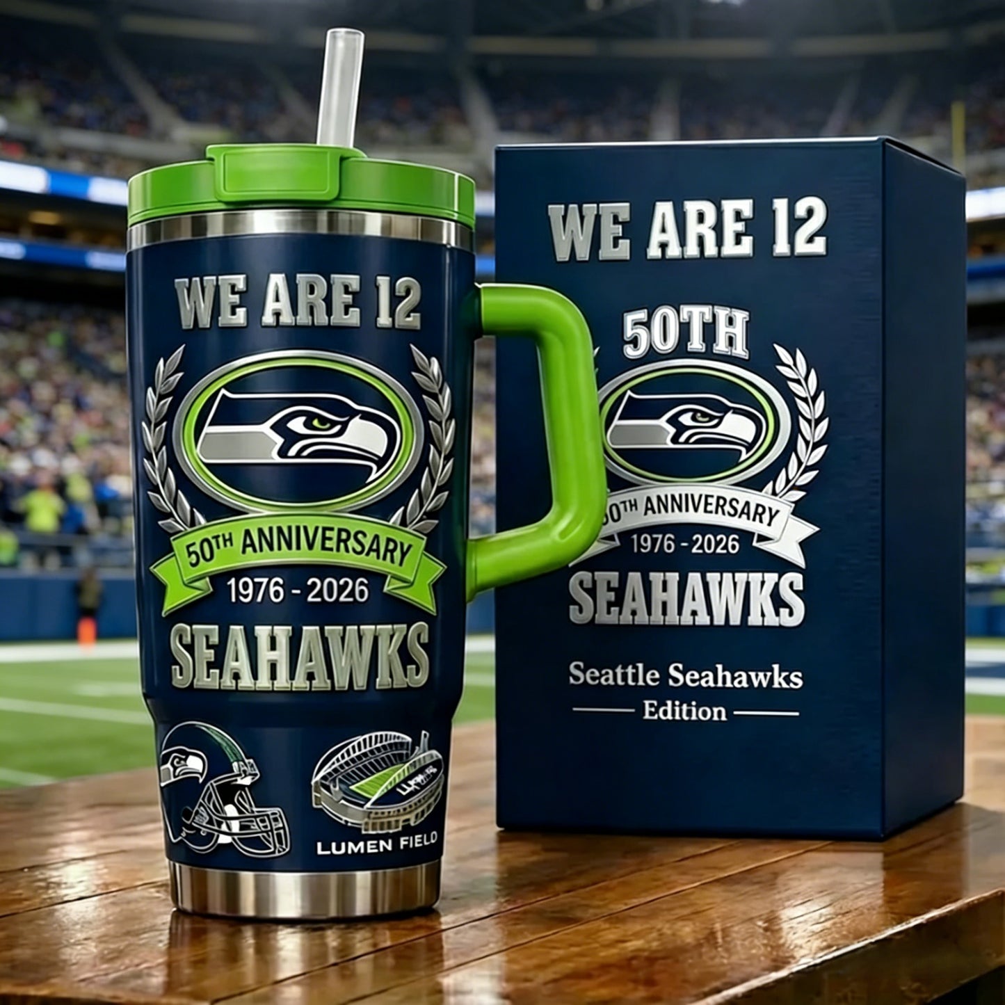 SEA x NFL Legend Gridiron Milestone Tumbler NAK NHM