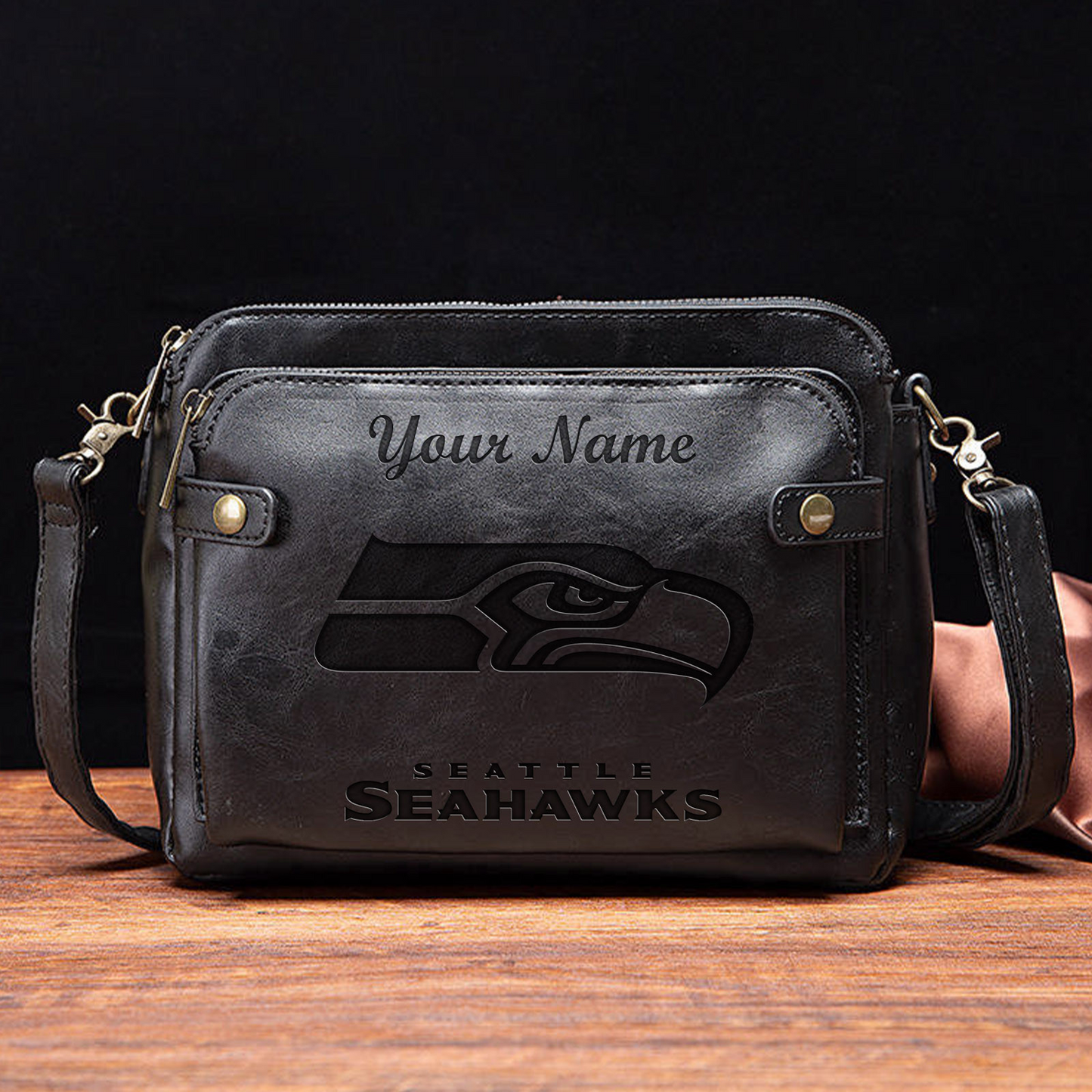 SEA x NFL Shoulder Crossbody Handbag DATND TANTD