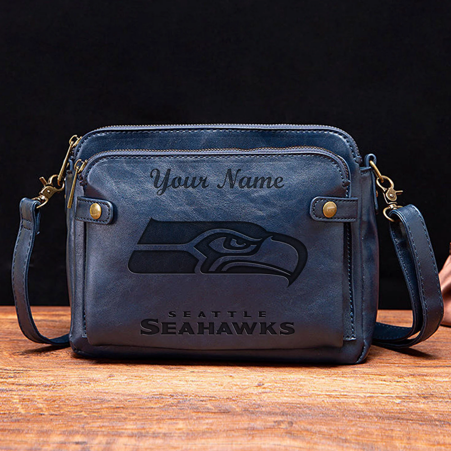 SEA x NFL Shoulder Crossbody Handbag DATND TANTD