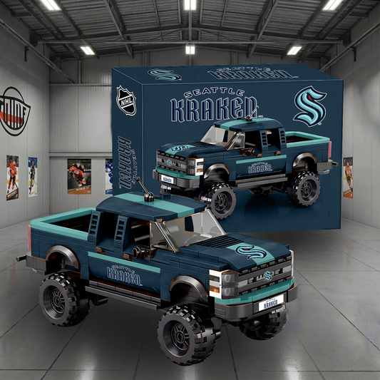 SEA X NHL Raptor pickup truck building block set NAK NHT