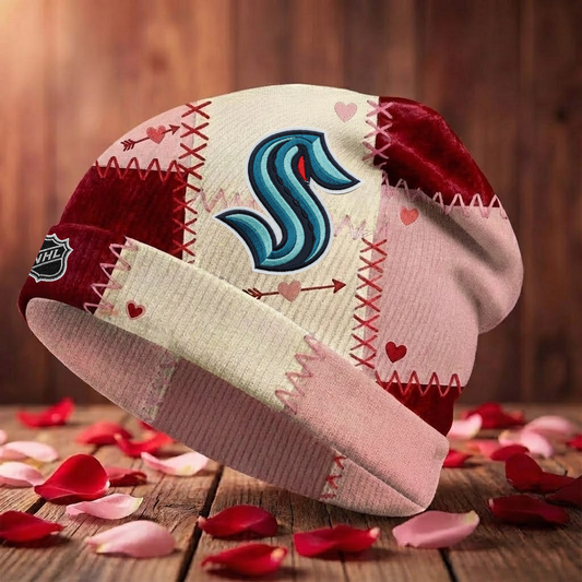 SEA X NHL Warm Hearts Beanie - Valentine Gift V1 NAK NHT