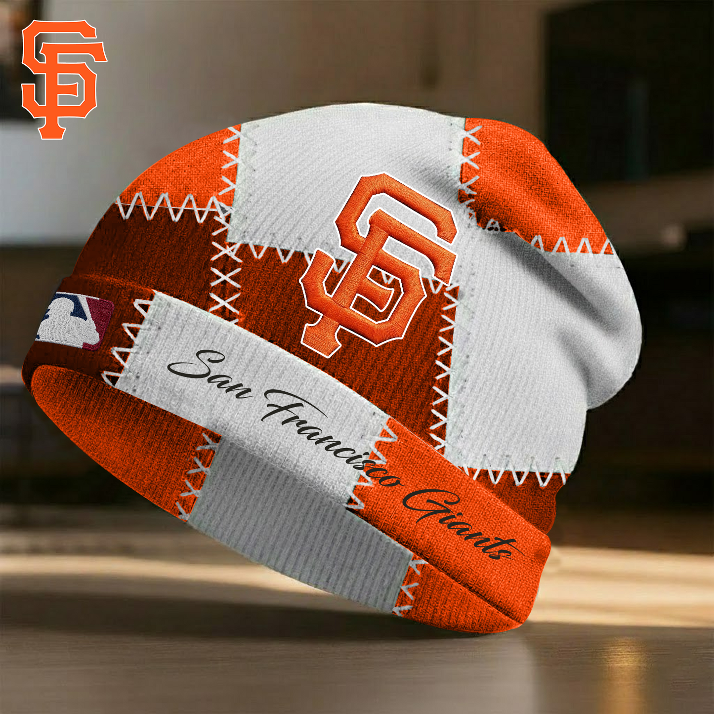SF X MLB Custom Name Beanie Hat Gifts For Fans - Limited Edition NAK NHT