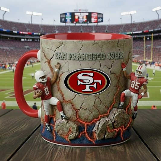 SF X NFL Coffee Accent Mug - Personalized Gifts NAK NHT