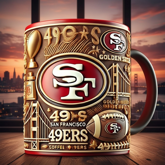 SF X NFL football team Mug Series- Limited Edition Collectible NAK NHT