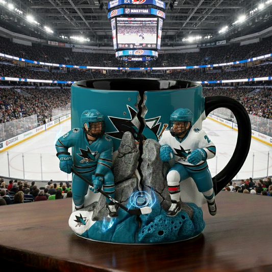 SJS x NHL Clash Mug - Personalized Gifts NAK CTKT