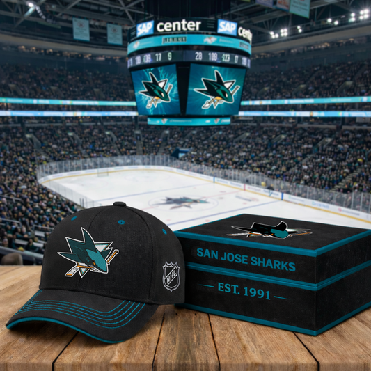 SJS x NHL Classic Fan Snapback Hat NAK NHT
