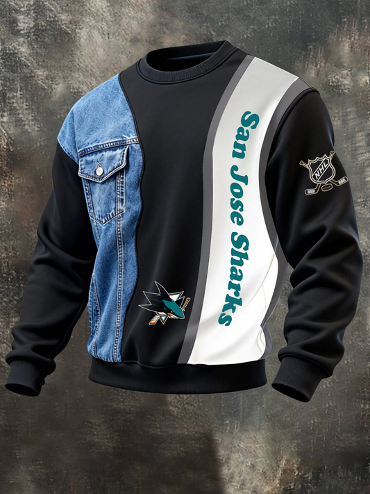 SJS x NHL Denim & Sporty Hybrid Jacket Line NAK CTKT