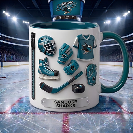 SJS x NHL Game Day Coffee Mug NAK NTN
