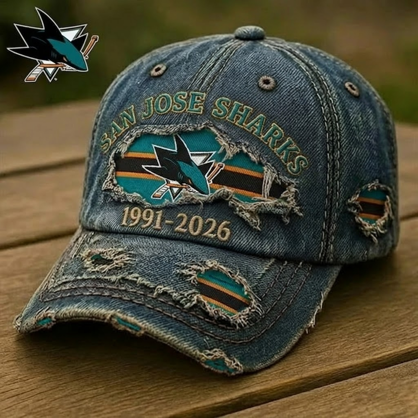 SJS X NHL PREMIUM CAP HCT APT NEEN NAK NHT