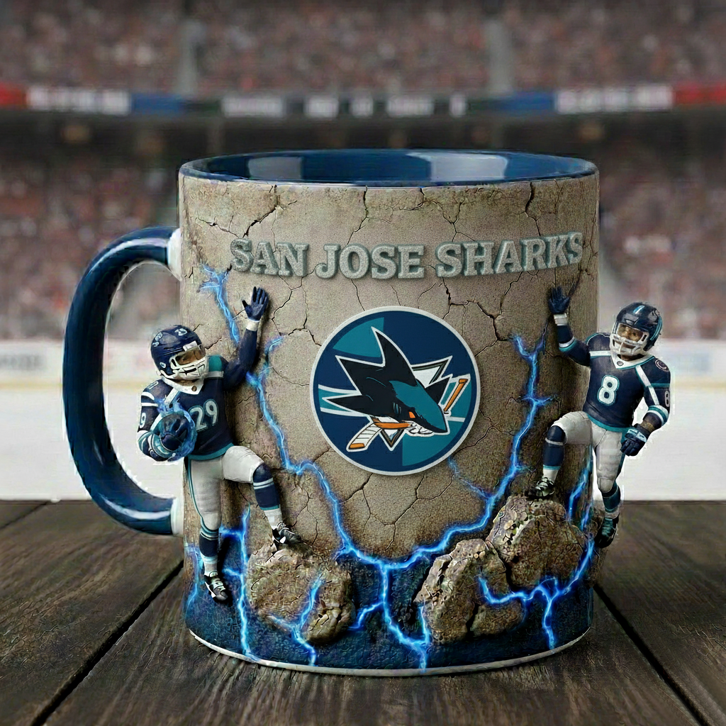 SJSx NHL Coffee Accent Mug - Personalized Gifts  NAK CTKT