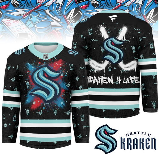 SK Premium NHL Graffiti My Team 4 Life Hockey Jersey DDT NTL