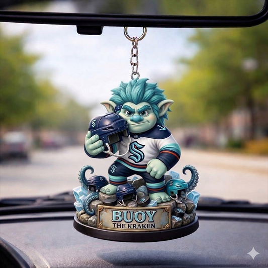 SK x NHL Guardian Mascot Car Decor NAK TTT