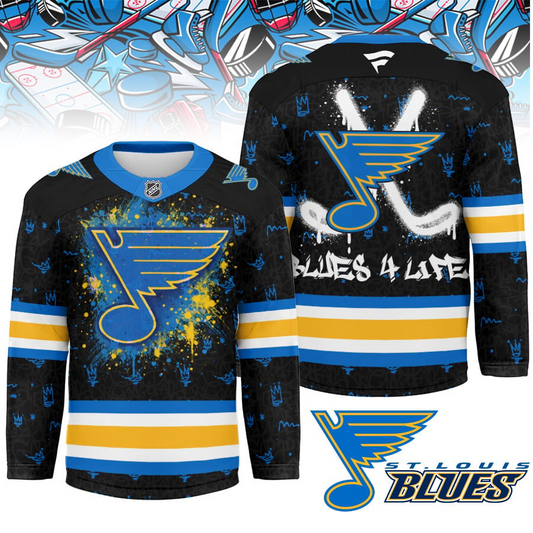 SLB Premium NHL Graffiti My Team 4 Life Hockey Jersey DDT NTL