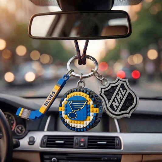 SLB x NHL Building Blocks Hockey Puck Car Mirror Hanging NAK TTT