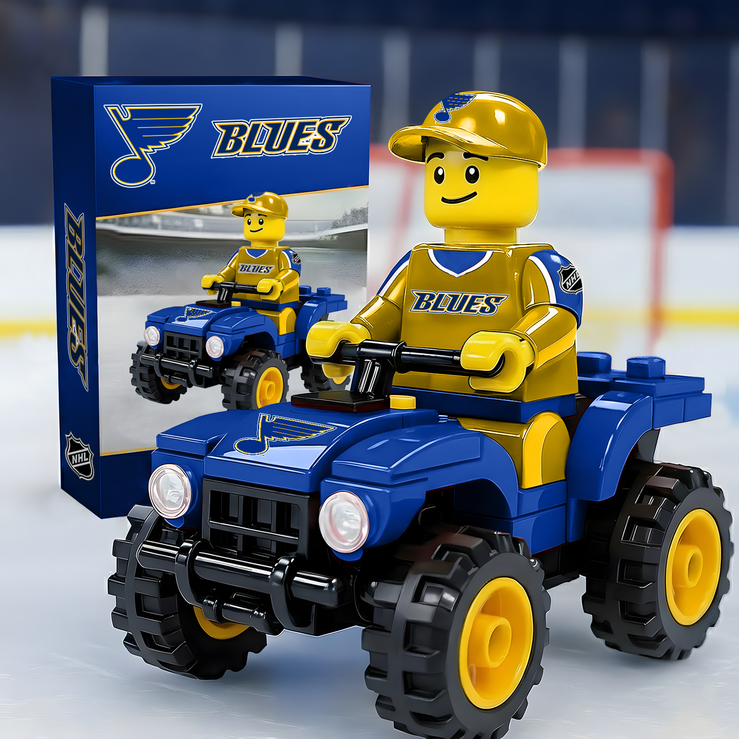 SLB X NHL Team Off-Road Vehicle Building Block Set NAK NHT