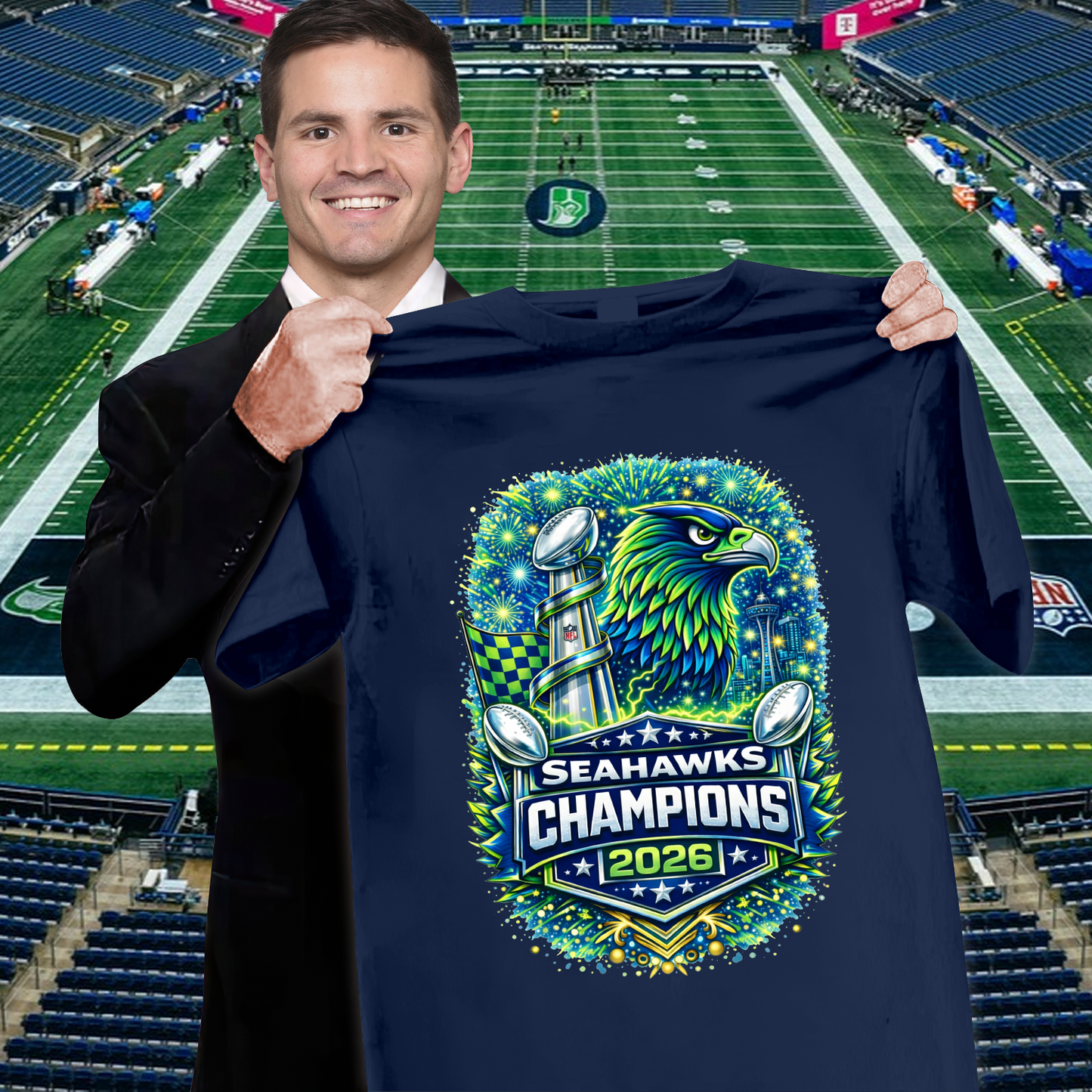 SS Super Bowl LX Champions V4 Shirt DDT  NTL
