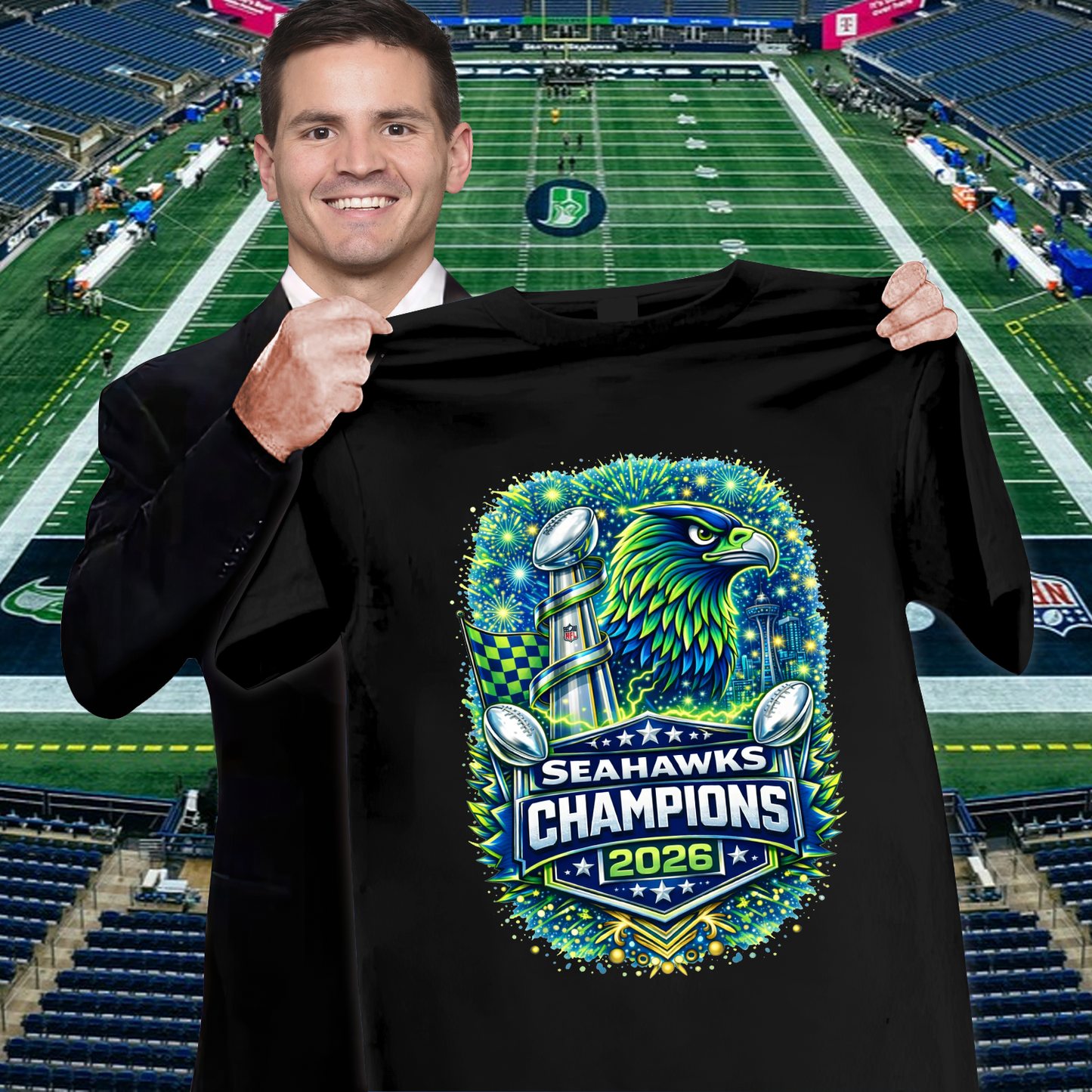 SS Super Bowl LX Champions V4 Shirt DDT  NTL