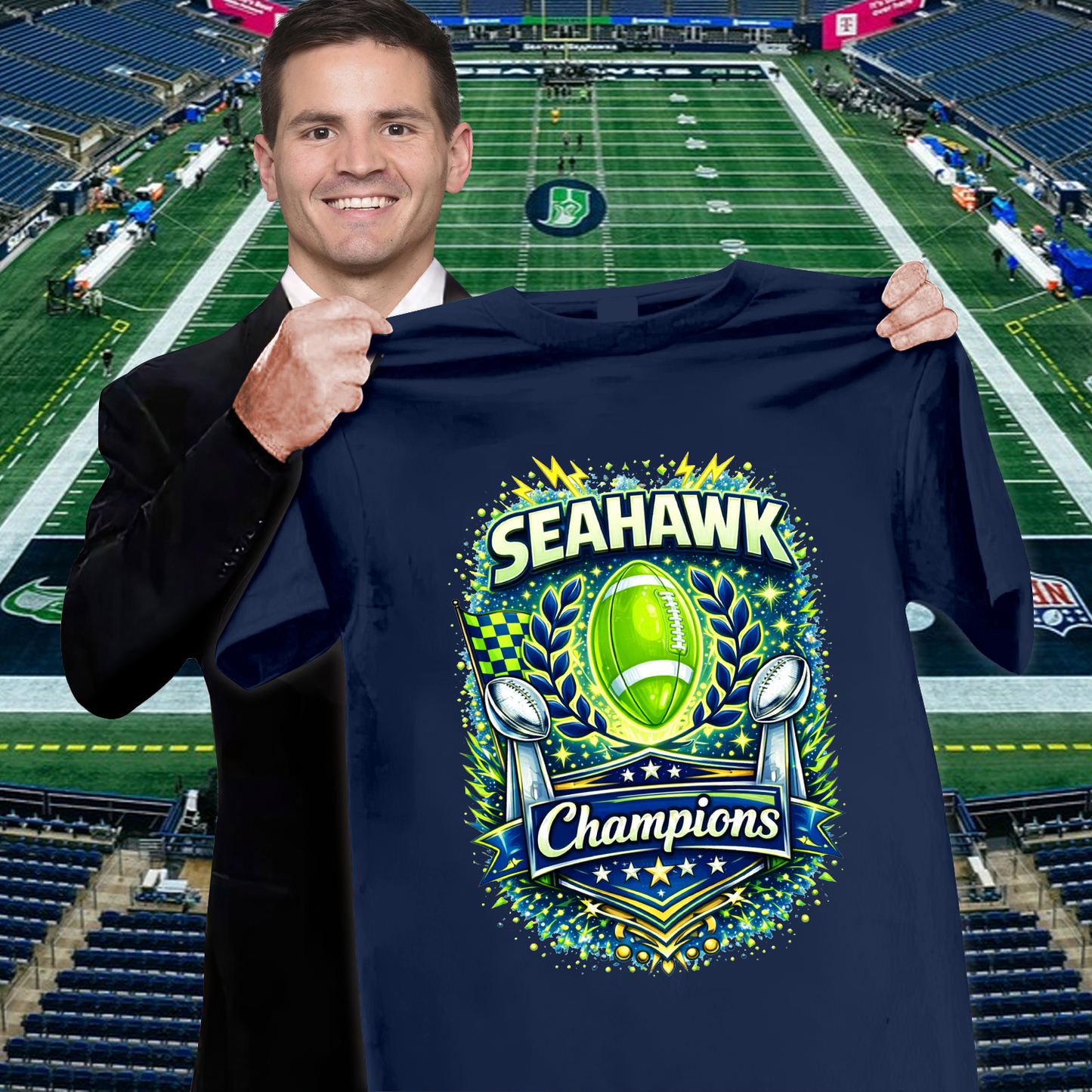 SS Super Bowl LX Champions V5 Shirt DDT  NTL