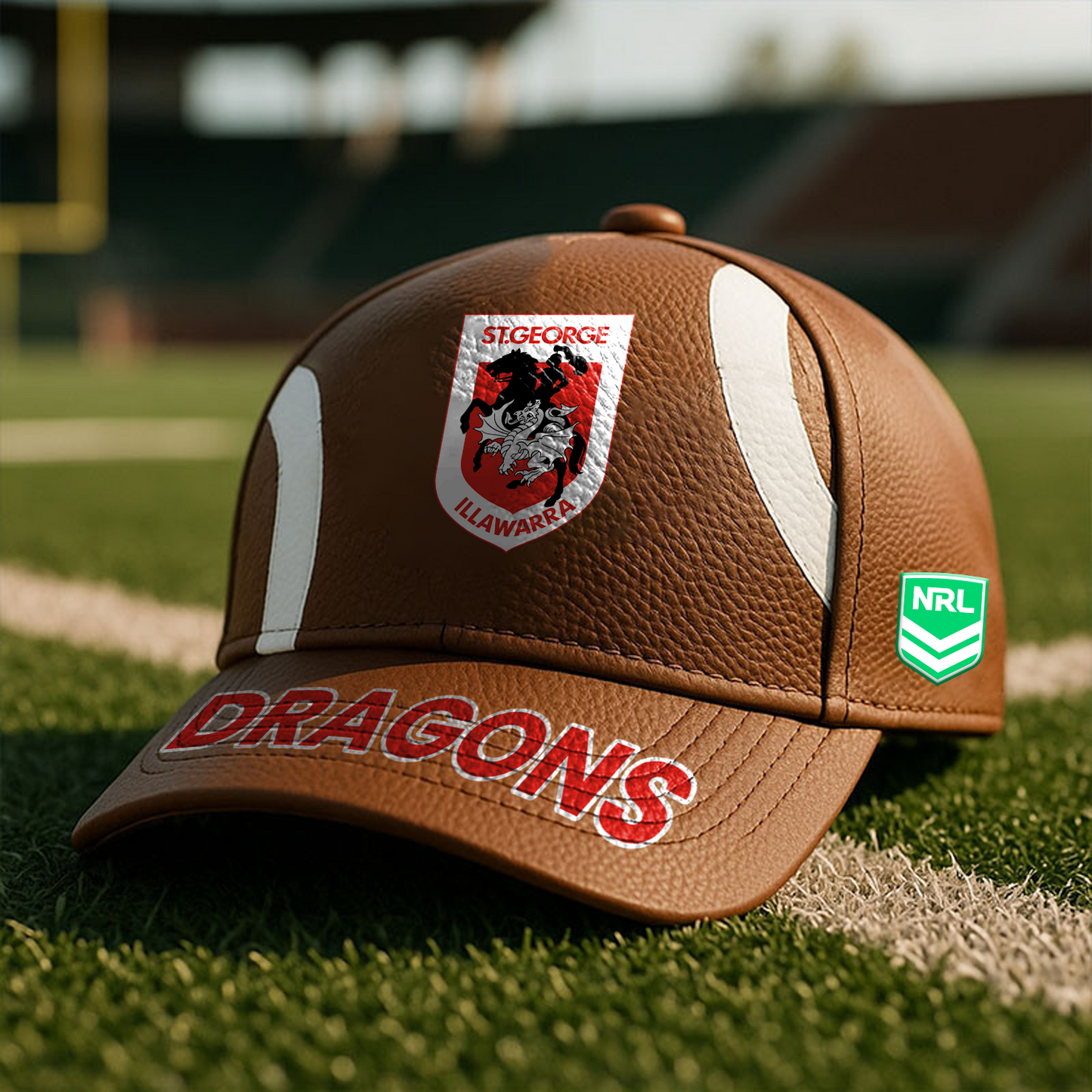 STG x NRL Football Special Brown Classic Cap DATND TANTD