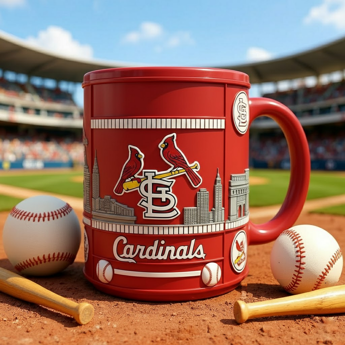STL X MLB Iconic City Baseball Mug V1 NAK NHT