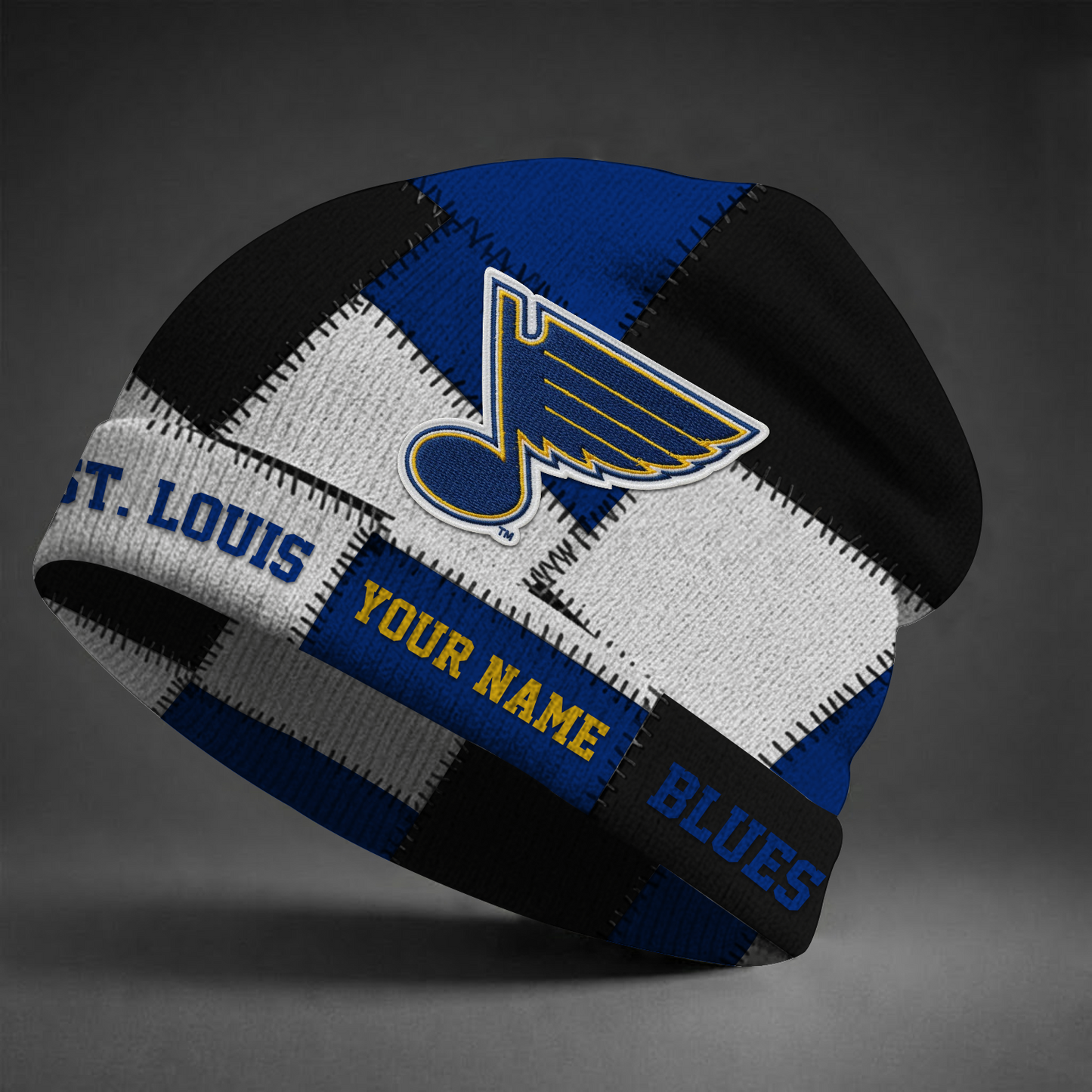 STL X NHL Custom Name Beanie Hat Gifts For Fans - Limited Edition NAK NHT