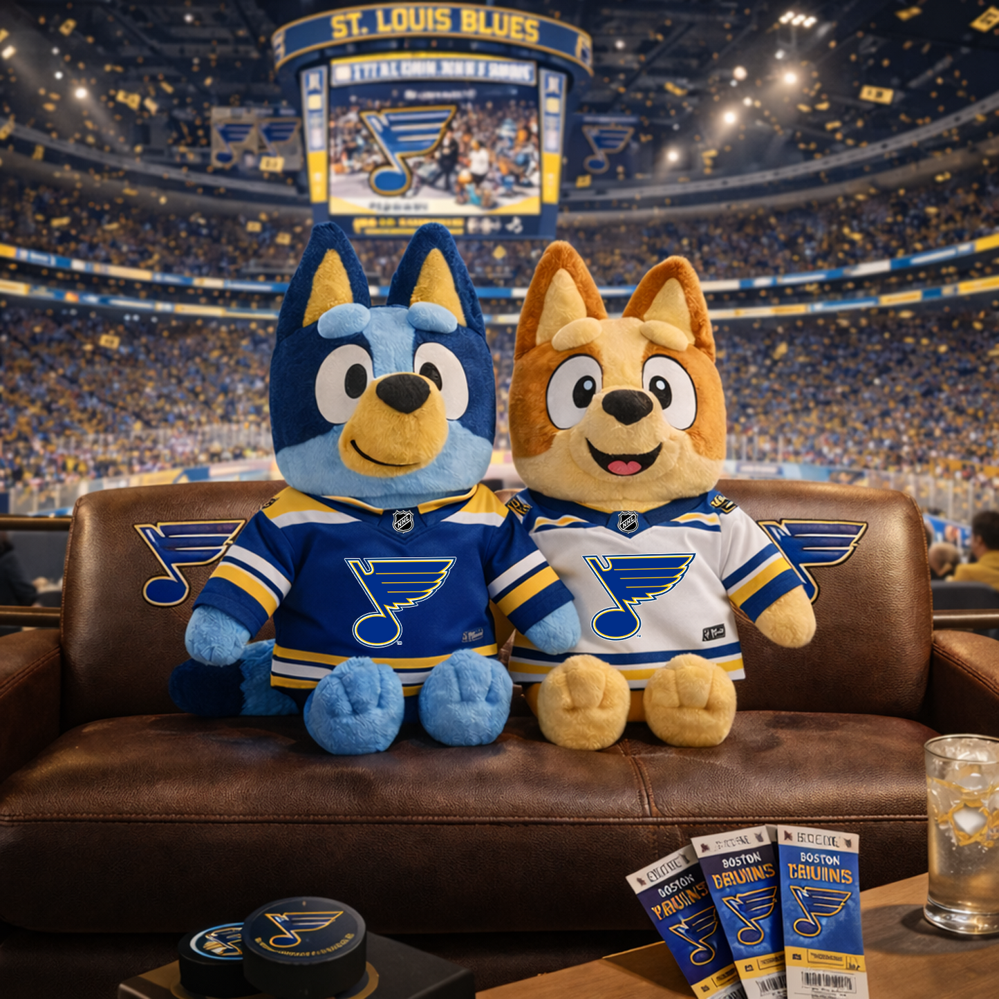 STL x NHL Hockey Fan Plush Toy NAK NHT