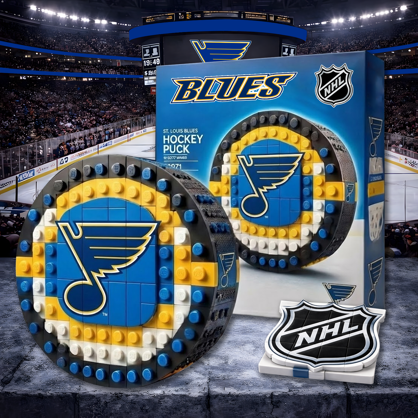 STL X NHL Hockey Game Building Blocks NHT NAK