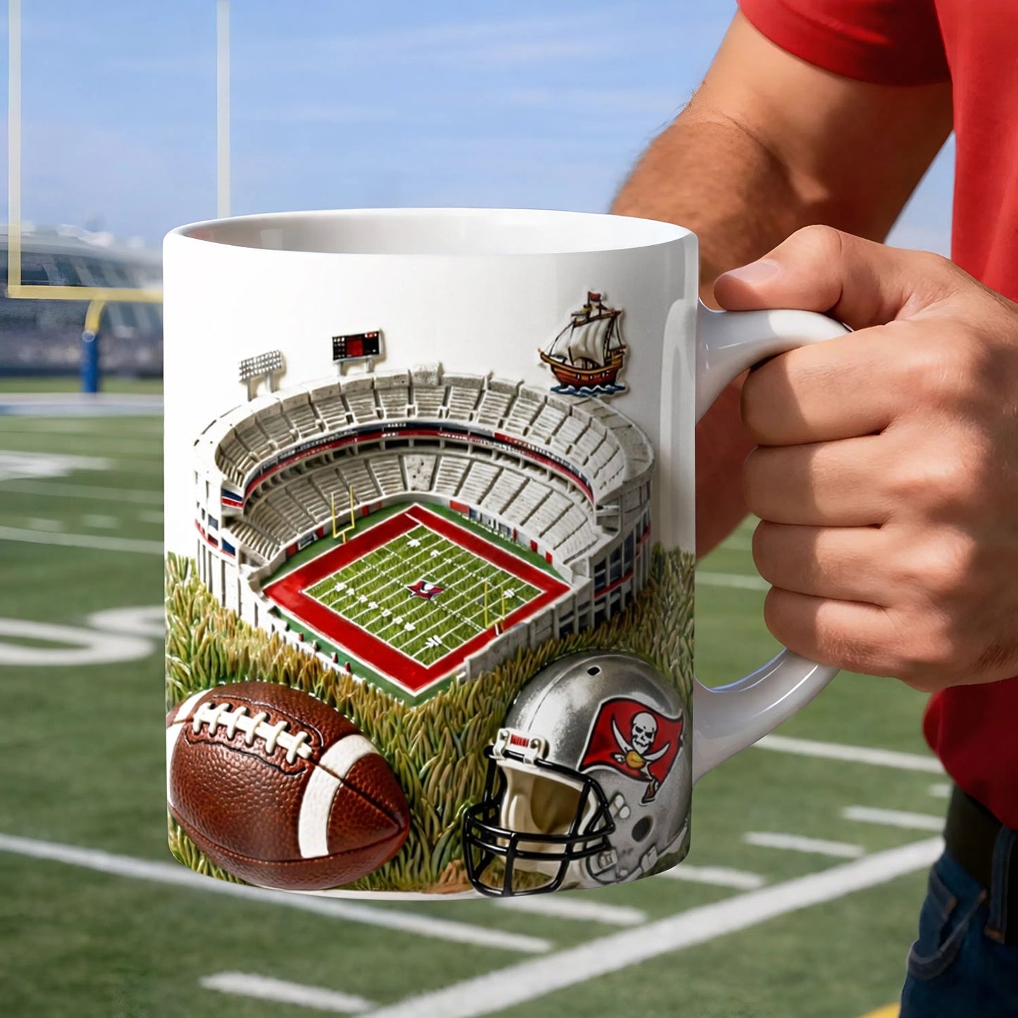 TB x NFL Legend Stadium Game Day Mug NAK NHM