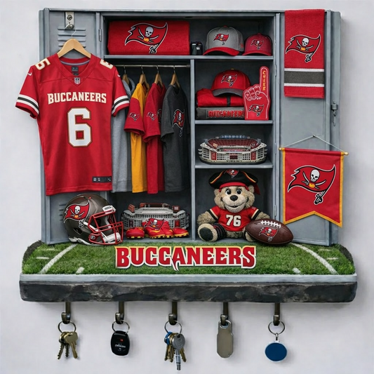 TBB x NFL Changing Room Personalized 3D Visual Effect Acrylic Key Holder DDT NTL