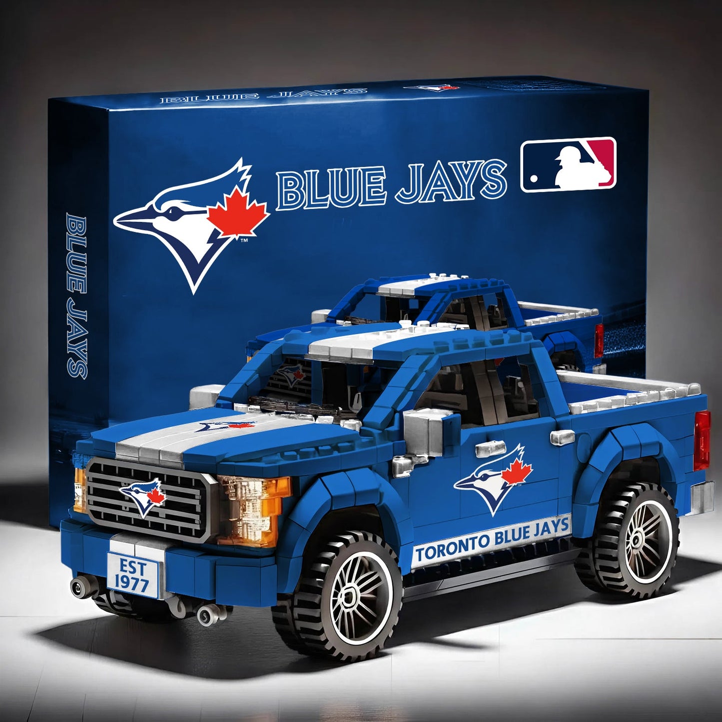 TBJ x MLB 3D Racing Truck Model Building Block Set V1 NAK NHM