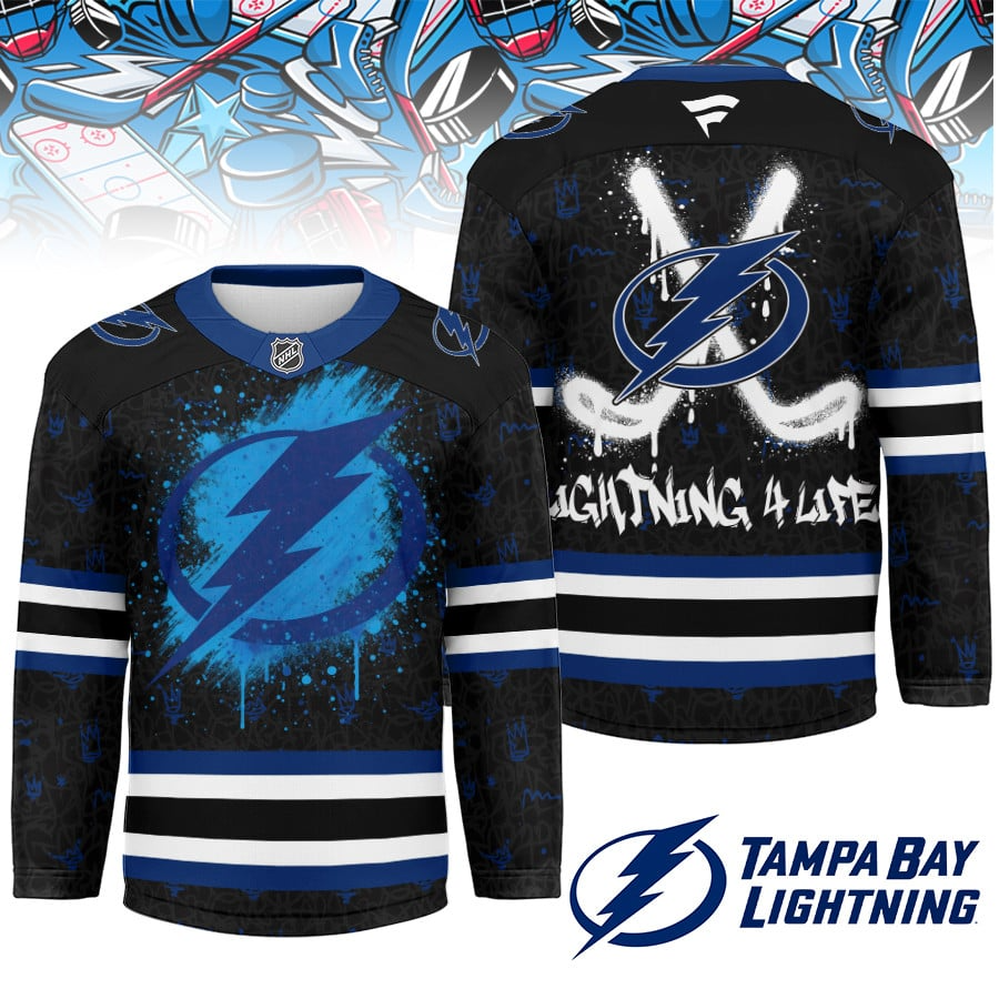 TBL Premium NHL Graffiti My Team 4 Life Hockey Jersey DDT NTL