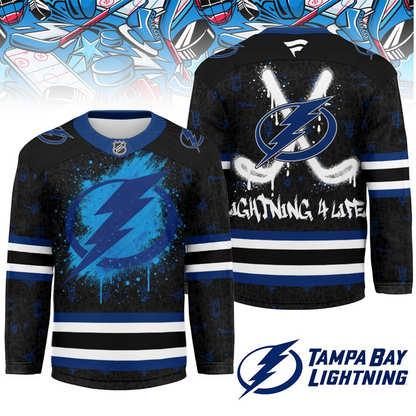 TBL Premium NHL Graffiti My Team 4 Life Hockey Jersey DDT NTL