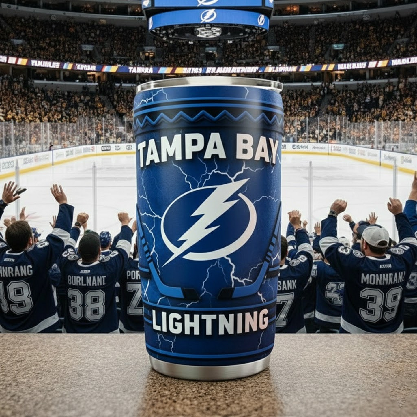TBL X NHL mascot-shaped thermal mug NAK NHT
