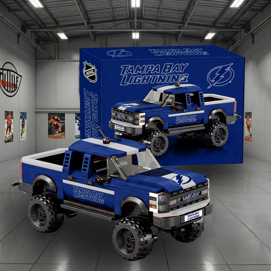 TBL X NHL Raptor pickup truck building block set NAK NHT