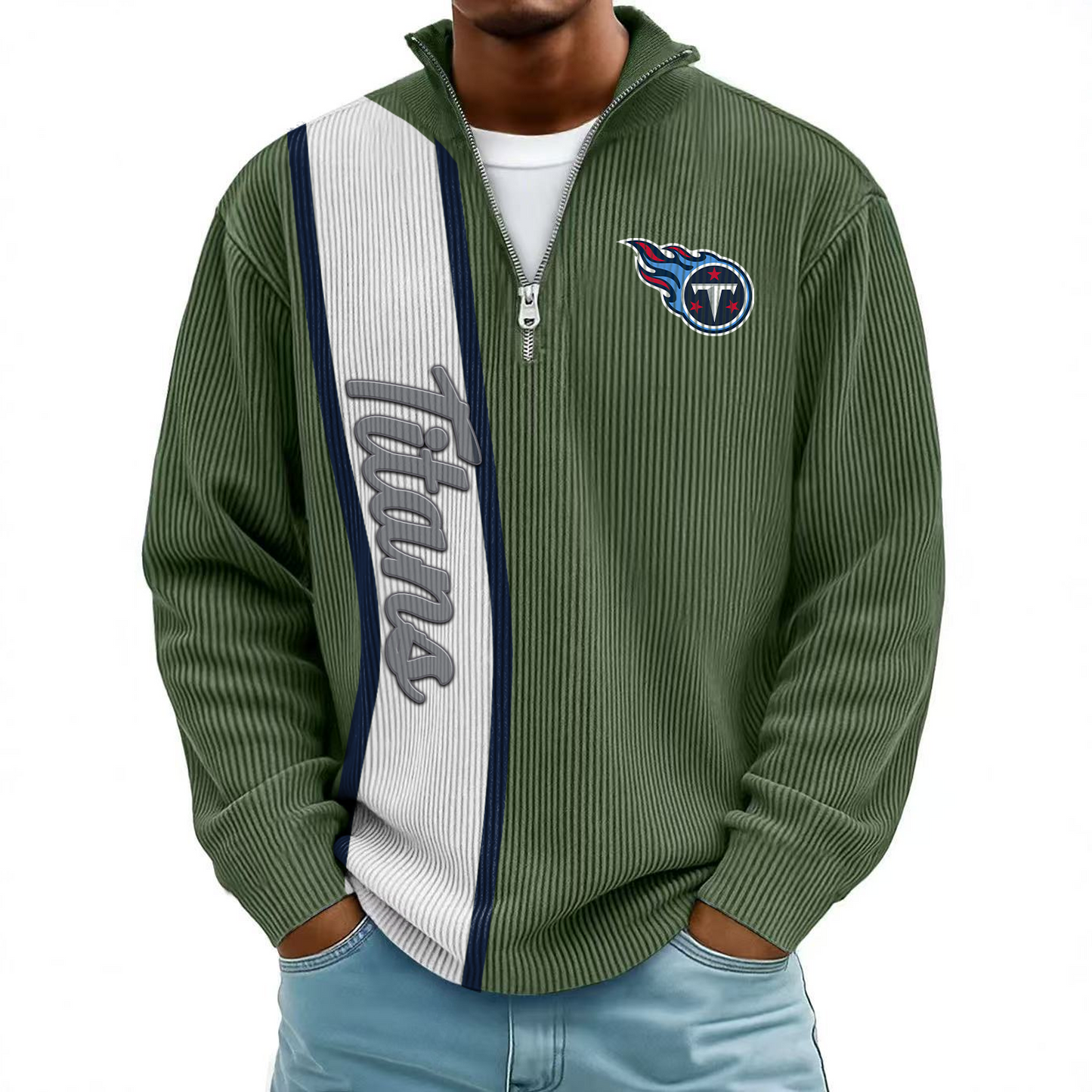 TEN x NFL Mokaloha Men's Waffle Henley Shirts DATND TANTD