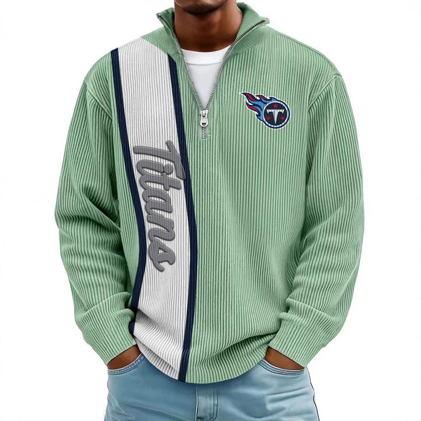 TEN x NFL Mokaloha Men's Waffle Henley Shirts DATND TANTD